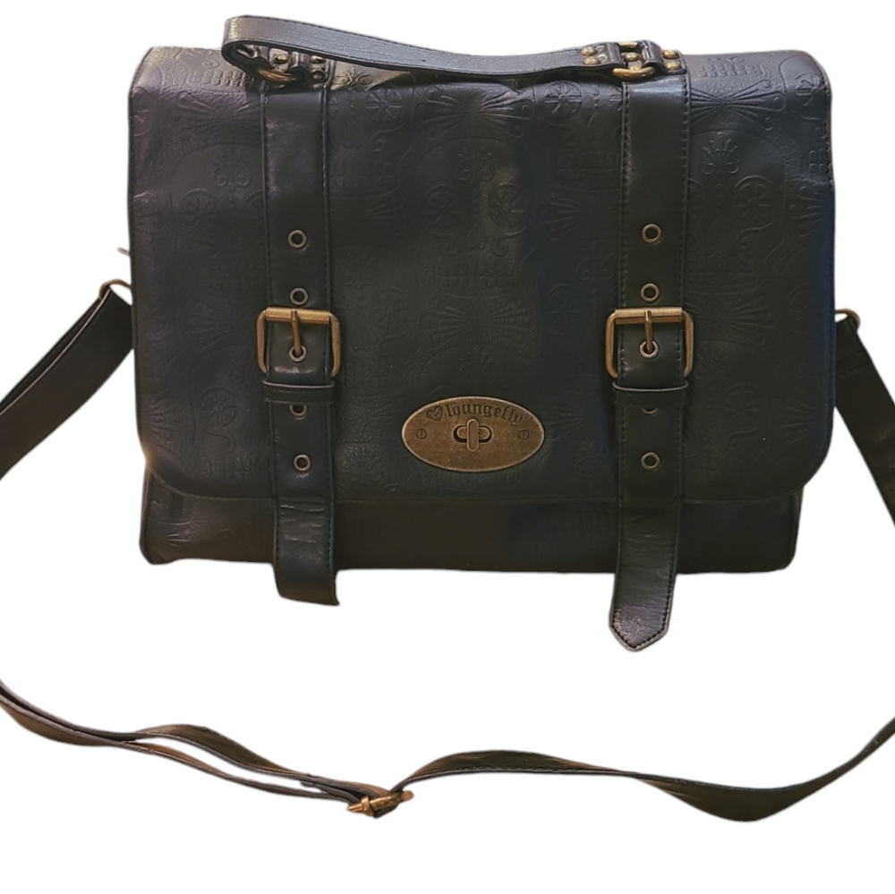 Loungefly Dia de los Muertos Embossed Messenger